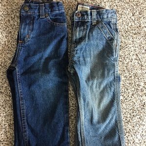 2 pair of 2t boys jeans